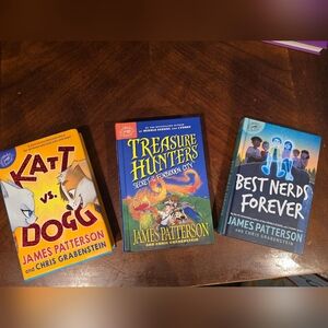James Patterson Kids Adventure Book Set - 3 Books. Vguc Or Better